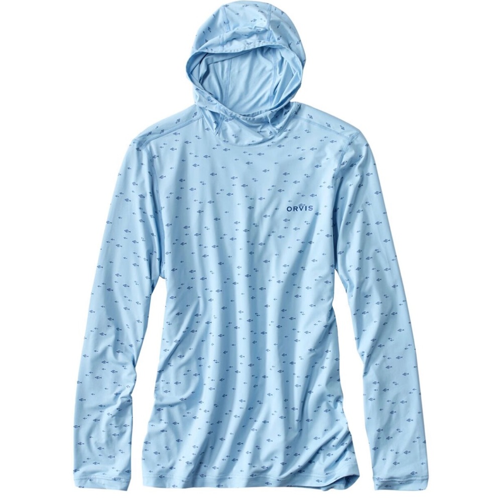 Orvis Sun Defense Long-Sleeve Print Hoodie - Men's Size Large